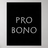 Pro bono poster (Voorkant)