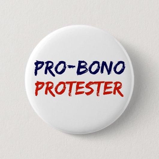 Pro-Bono Protester Resistance Button (Voorkant)