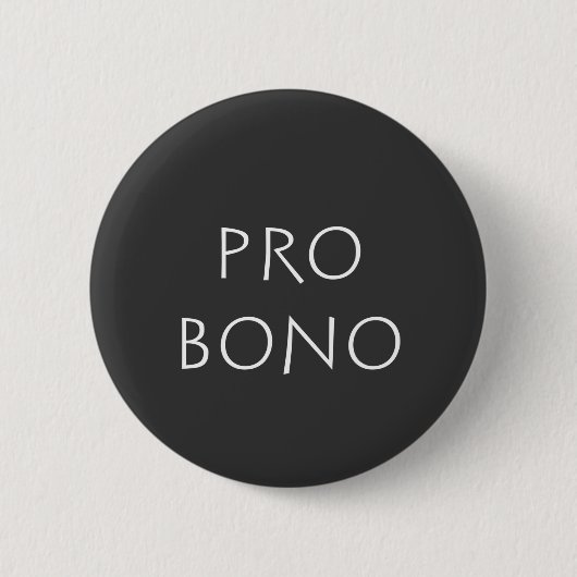 Pro bono ronde button 5,7 cm (Voorkant)
