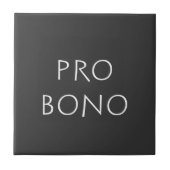 Pro bono tegeltje (Voorkant)