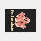 Pro Boo Sciutto Funny Italian Halloween Ghost Pros Fleece Deken (Voorkant (Horizontaal))