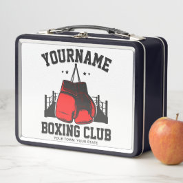 Pro Boxer ADD NAME Rode Handschoenen Boksen Ring T