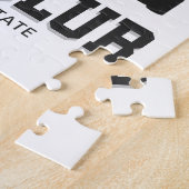 Pro Boxer ADD NAME Rode Handschoenen Boksen Ring T Legpuzzel (Zijkant)