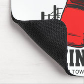 Pro Boxer ADD NAME Rode Handschoenen Boksen Ring T Muismat (Hoek)