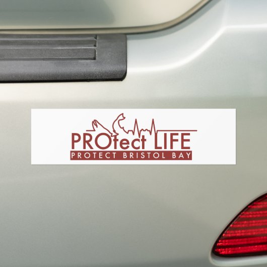 PRO Bristol Bay Salmon Bumpersticker (Op auto)