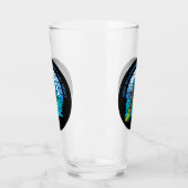 Pro By Day, Myth By Night Surfen Bigfoot Bier Glas (Links)