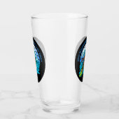 Pro By Day, Myth By Night Surfen Bigfoot Bier Glas (Rechts)