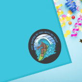 Pro by Day, Myth by Night Surfen Bigfoot Post-it® Notes