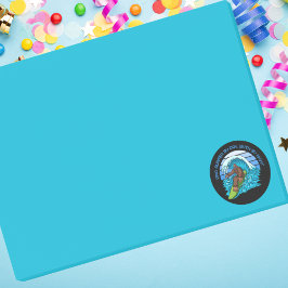 Pro by Day, Myth by Night Surfen Bigfoot Post-it® Notes