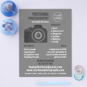 Pro-camerapictogram, fotograaf, fotografische hire flyer (Enkel)