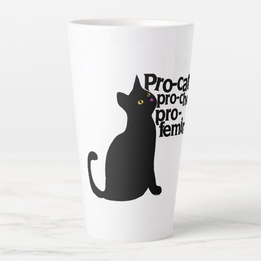 pro-cats pro-choice pro-feminism latte mok (Voorkant)