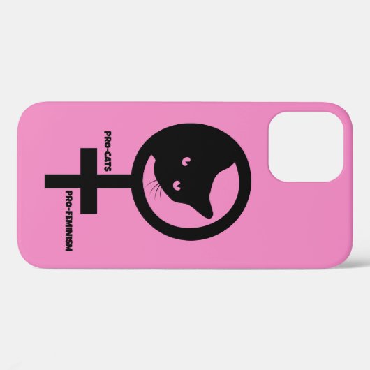 Pro Cats Pro Feminism Case-Mate iPhone Case (Achterkant (horizontaal))