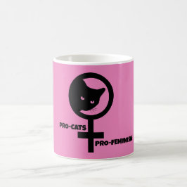 Pro Cats Pro Feminism Koffiemok
