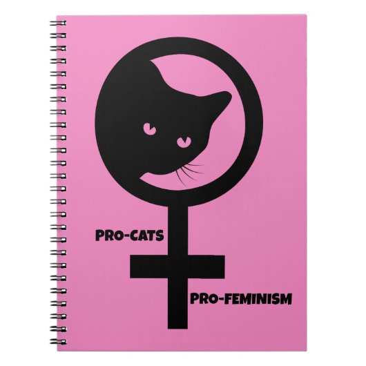 Pro Cats Pro Feminism Notitieboek (Voorkant)