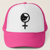 Pro Cats Pro Feminism Trucker Pet (Voorkant)