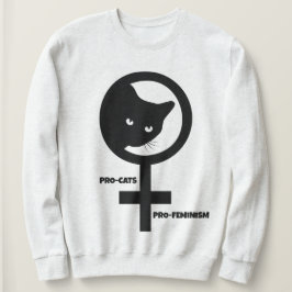 Pro Cats Pro Feminism Trui
