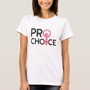 Pro Choice Aboration Rights Feminisme Vrouwenemini T-shirt