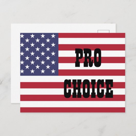 PRO CHOICE BRIEFKAART (Voorkant / Achterkant)