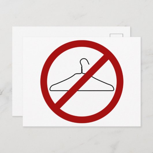 Pro-Choice-Briefkaart Briefkaart (Voorkant / Achterkant)