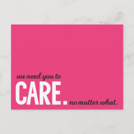 Pro-Choice-Briefkaarten Briefkaart