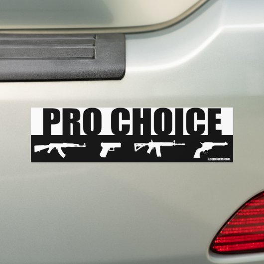 Pro Choice Bumpersticker (Op auto)