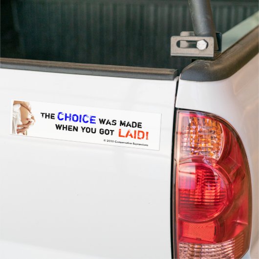 Pro-Choice! Bumpersticker (Op Truck)