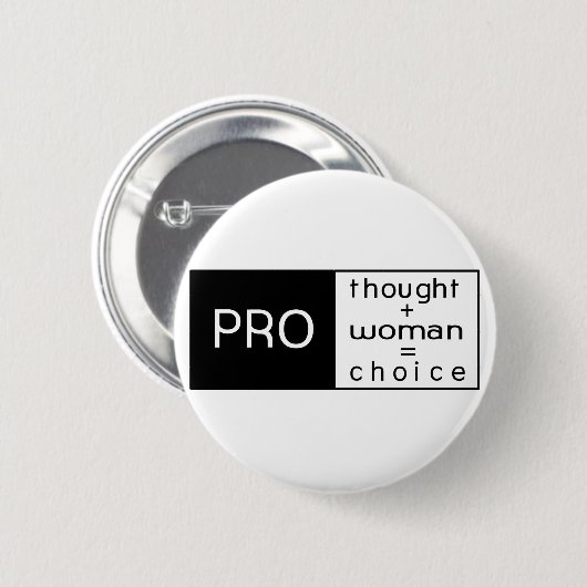Pro Choice Button (Voorkant /achterkant)