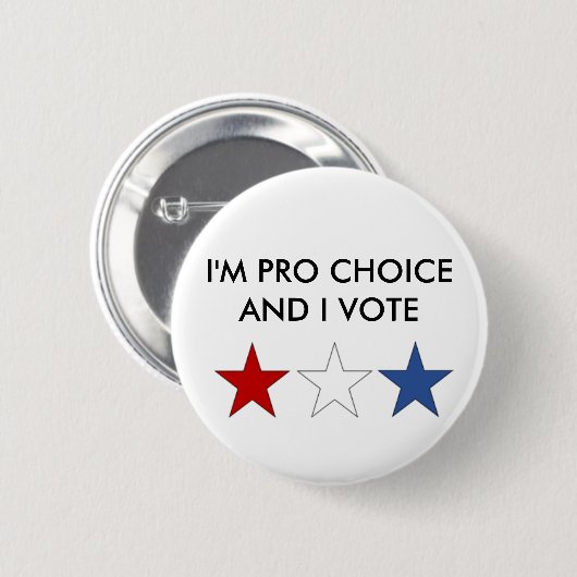 PRO CHOICE-BUTTON RONDE BUTTON 5,7 CM (Voorkant /achterkant)