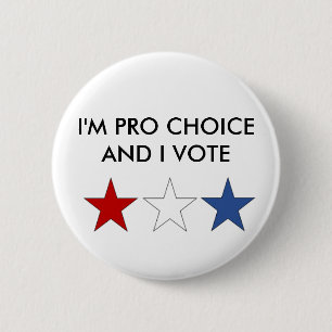 PRO CHOICE-BUTTON RONDE BUTTON 5,7 CM