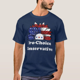 Pro Choice Conservative Women Rights Feminism Rep T-shirt