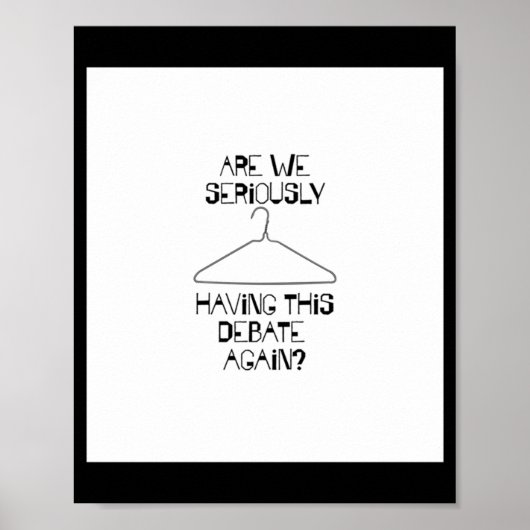 Pro Choice Debate Aboration Rights Sleeveless Top Poster (Voorkant)