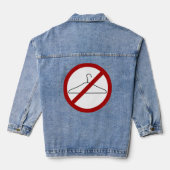 Pro-Choice Denim Jas Jacket (Achterkant)