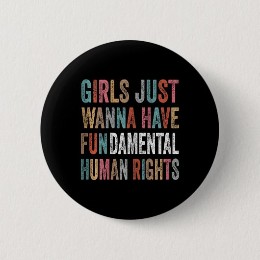 Pro Choice Feminist 2 Ronde Button 5,7 Cm (Voorkant)