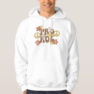 Pro Choice Feminist Peace Love & Reproductive Righ Hoodie