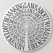 Pro Choice - Feminist Pin Ronde Button 6,0 Cm (Voorkant)