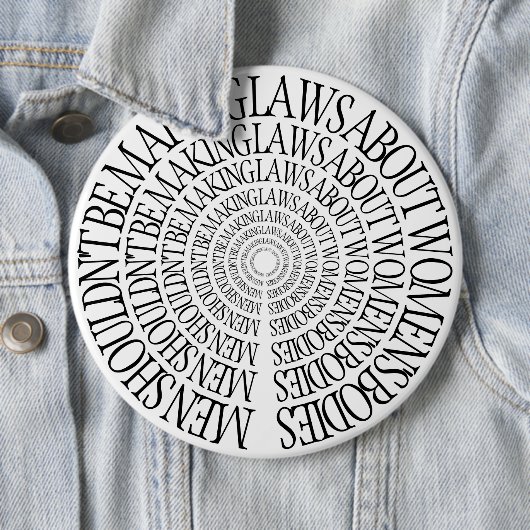 Pro Choice - Feminist Pin Ronde Button 6,0 Cm (In situ)