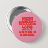 "Pro-choice" feminist Ronde Button 7,6 Cm (Voorkant /achterkant)