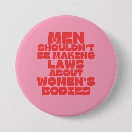 "Pro-choice" feminist Ronde Button 7,6 Cm (Voorkant)