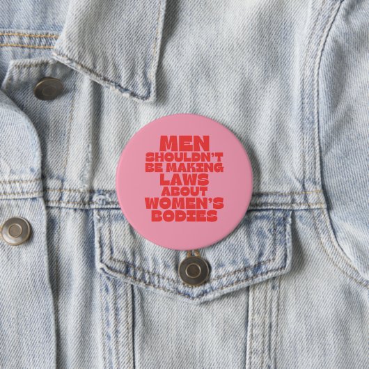 "Pro-choice" feminist Ronde Button 7,6 Cm (In situ)