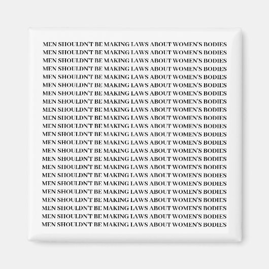 Pro Choice - Feministische magneet (Voorkant)