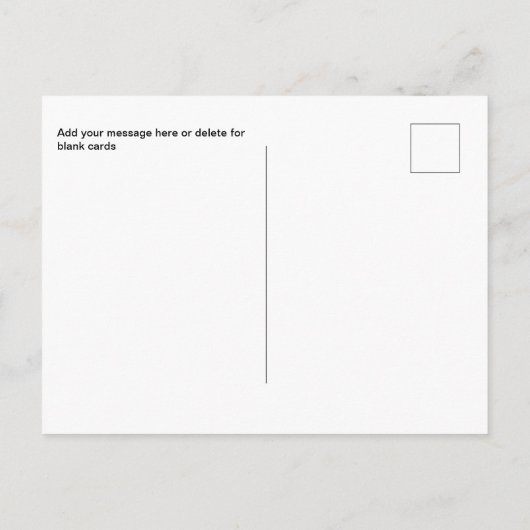 Pro Choice Haal de stem uit Coathanger Briefkaart (Achterkant)