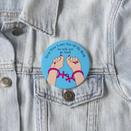 Pro Choice Haal uit de stemautonomie lichte huid Ronde Button 7,6 Cm (In situ)