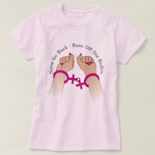 Pro Choice Haal uit de stemautonomie Middelgrote h T-shirt