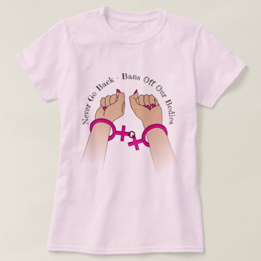 Pro Choice Haal uit de stemautonomie Middelgrote h T-shirt (Design voorkant)