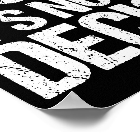 Pro Choice If It's Not Your Body Not Your Decision Poster (Hoek)