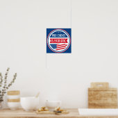 Pro Choice is Patriottische Amerikaanse Vrouwen Vr Poster (Keuken)