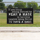 Pro-Choice Message for Conservative Anti-Maskers Spandoek (Insitu)