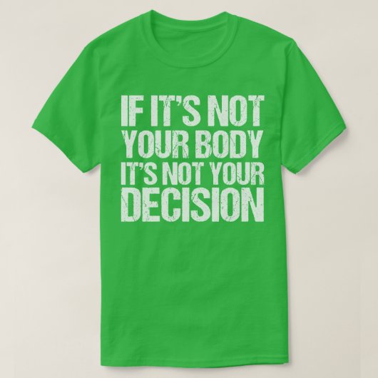 Pro Choice-offerte T-shirt (Design voorkant)