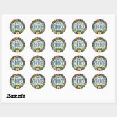 Pro-Choice Pansy Flower Ronde Sticker (Vel)
