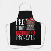 Pro Choice Pro Feminism Pro Cats Cat With Bandana Schort (Voorkant)